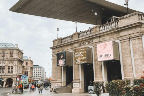 Albertina Museum viewed from the street