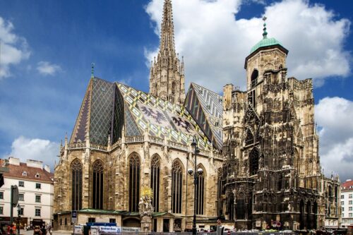 The St. Stephen's Cathedral in Vienna